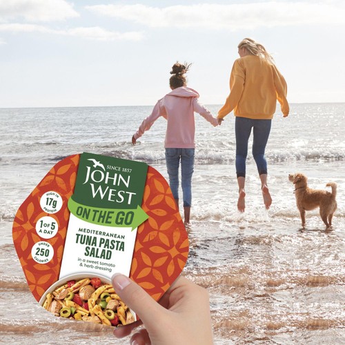 John West On The Go Mediterranean Tuna Pasta Salad