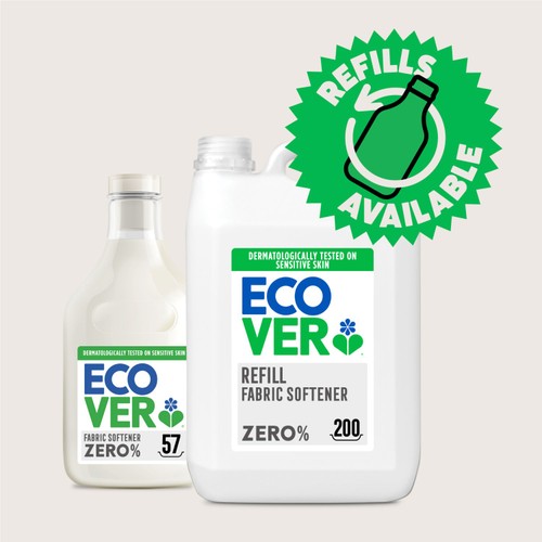 Ecover Concentrated Fabric Softener Zero Non Bio 200 Washes
