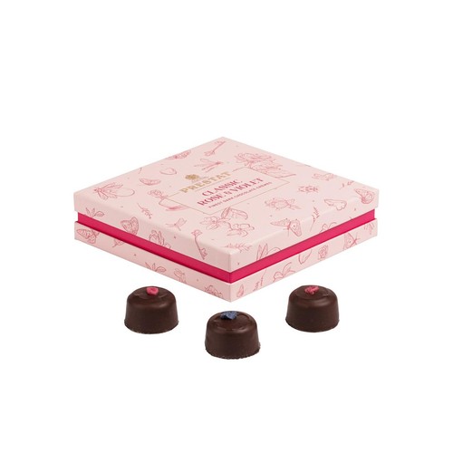 Prestat Rose & Violet Chocolate Cremes