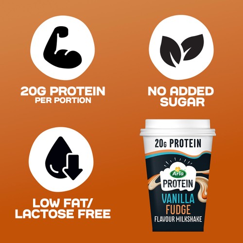 Arla Protein Milkshake Vanilla Fudge