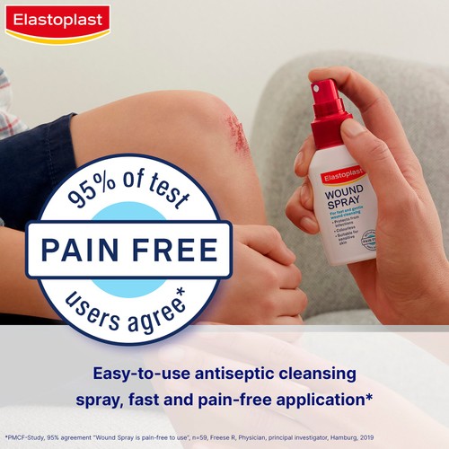 Elastoplast Wound Healing Pain-Free Antiseptic Cleaning Spray