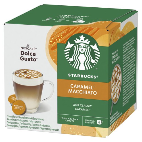 STARBUCKS Caramel Macchiato Coffee Pods by NESCAFE Dolce Gusto