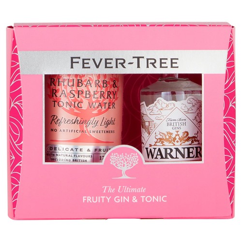 Fever-Tree The Ultimate Fruity G&T Gift Set with Warner's Gin