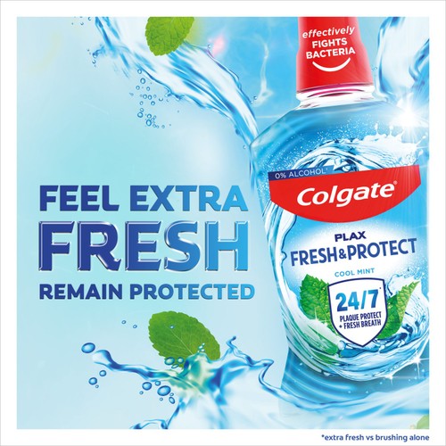 Colgate Plax Cool Mint Mouthwash Alcohol Free 100ml