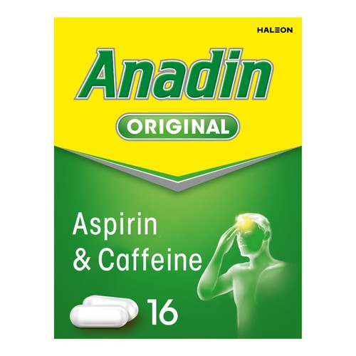 Anadin Original Aspirin & Caffeine Pain Relief Tablets