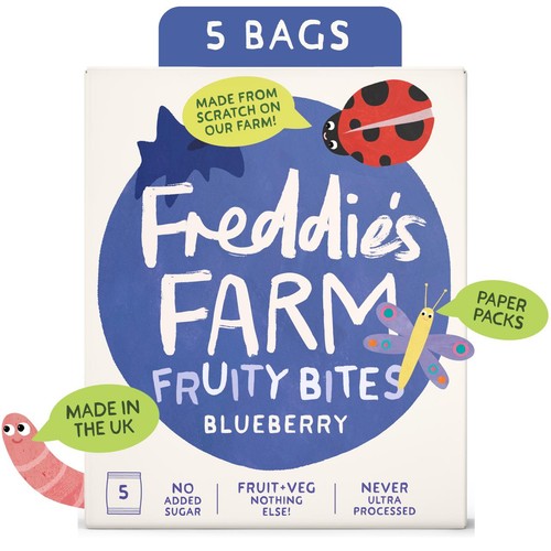 Freddie's Farm Fruity Bites Multipack Blueberry
