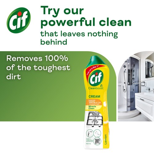 Cif Lemon Multipurpose Cream Cleaner