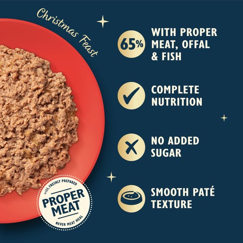 Lily's Kitchen Cat Christmas Turkey and Salmon Feast