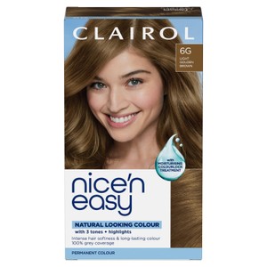 Clairol Nice'n Easy Hair Dye, 6G Light Golden Brown