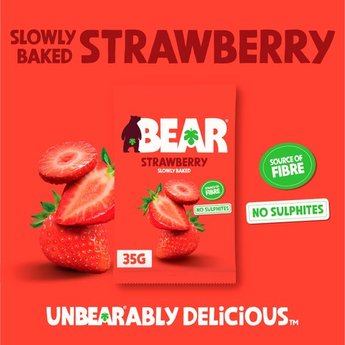 BEAR Fruit Dried Strawberries