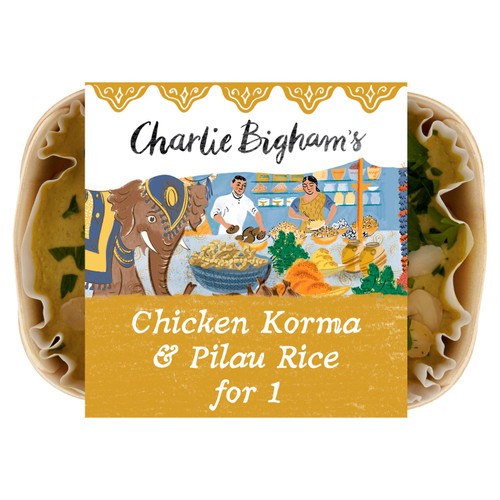 Charlie Bigham's Chicken Korma & Pilau Rice for 1
