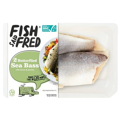 Fish Said Fred ASC Butterflied Sea Bass with Parsley and Lemon Zest 