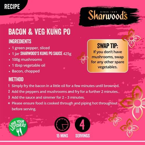 Sharwood's Stir Fry Kung Po Cooking Sauce