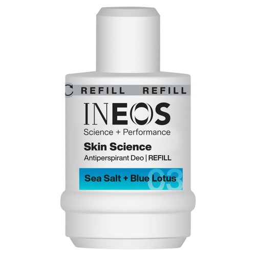 INEOS Antiperspirant Deodorant Roll On Refill Sea Salt + Blue Lotus