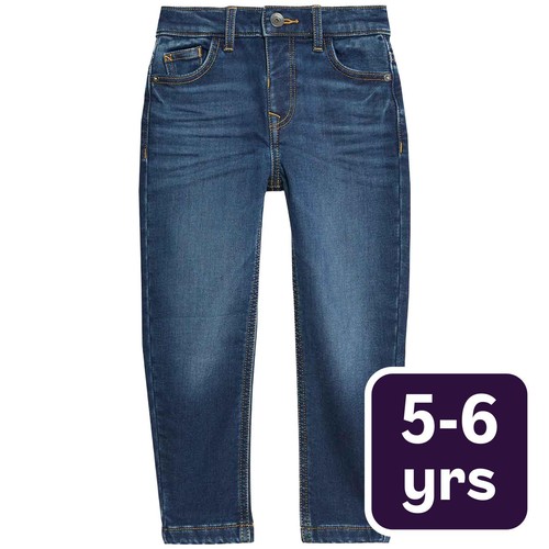 M&S Boys Skinny Jeans, 5-6 Years, Dark Denim