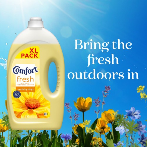 Comfort Fresh Sunshiny Days Fabric Conditioner 80 Washes