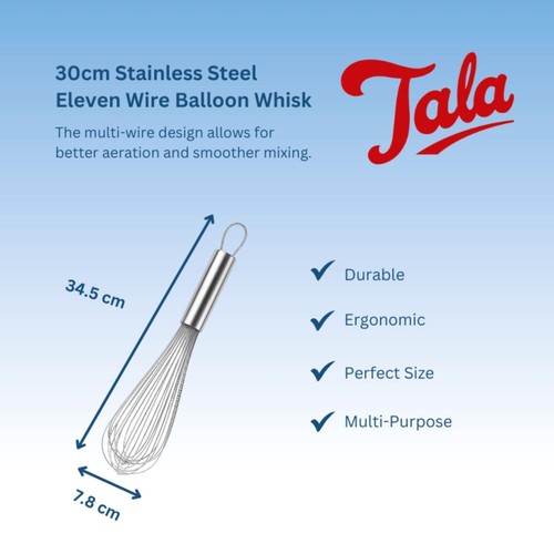 Tala 30cm Stainless Steel Balloon Whisk