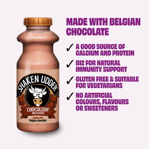 Shaken Udder Chocolush Chocolate Flavoured Milkshake