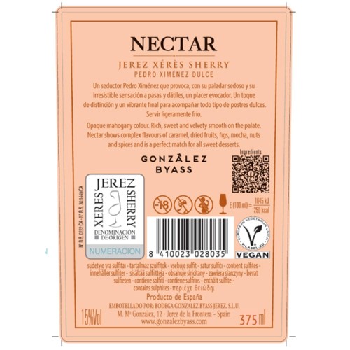 Gonzalez Byass Nectar Pedro Ximenez