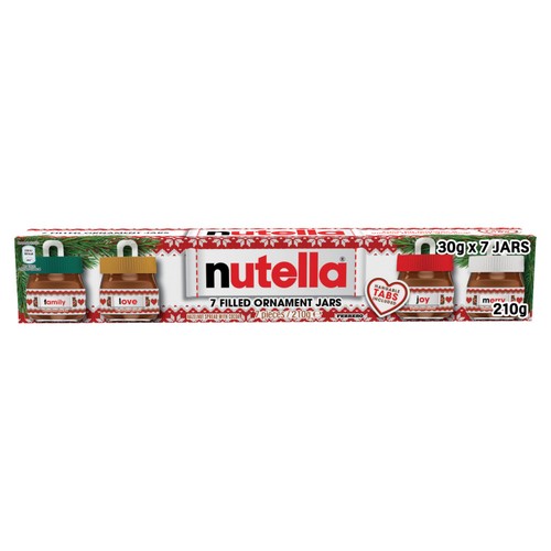 Nutella Ornament Jars