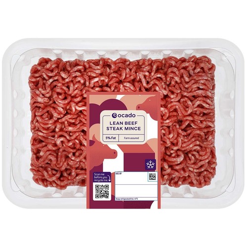 Ocado Lean Beef Steak Mince 5% Fat