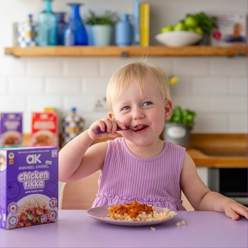 Annabel Karmel Frozen Chicken Tikka with fluffy rice