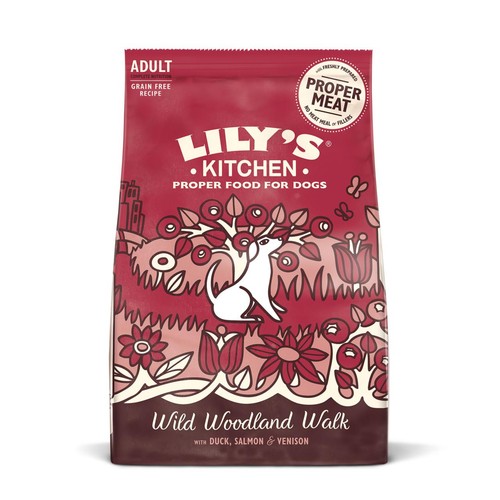 Lily's Kitchen Dog Duck Salmon & Venison Wild Woodland Walk Adult Dry Food