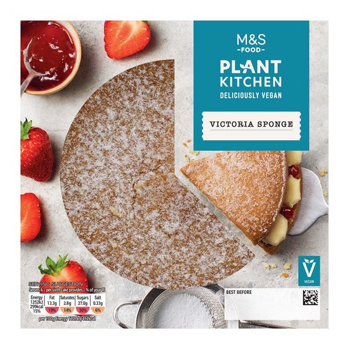 M&S Plant Kitchen Victoria Sponge Cake