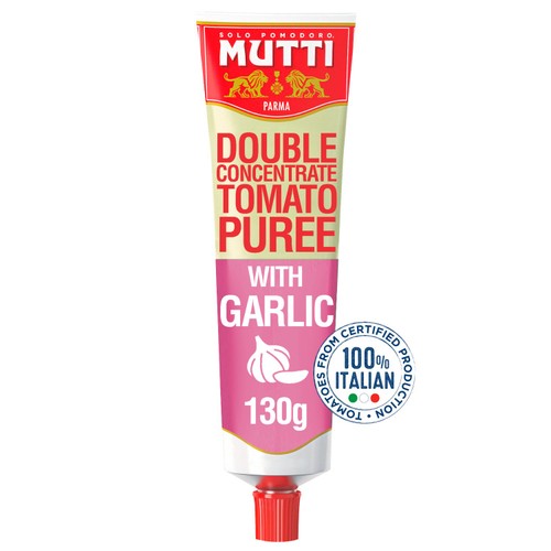 Mutti Double Concentrate Tomato Puree with Garlic
