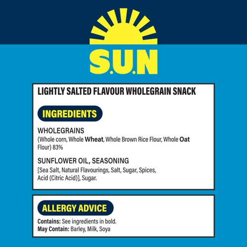 SUN Bites Lightly Salted Sharing Bag Crisps