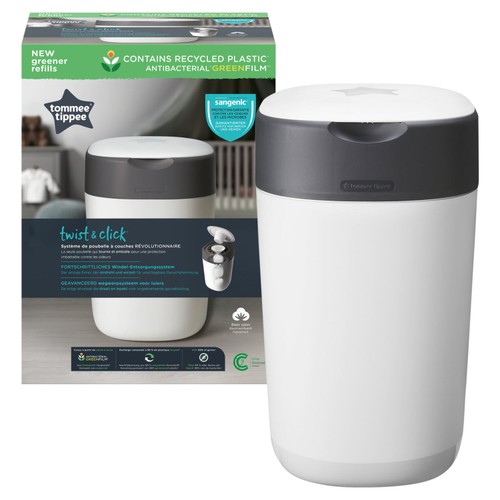 Tommee Tippee Twist & Click Nappy Bin + Casette