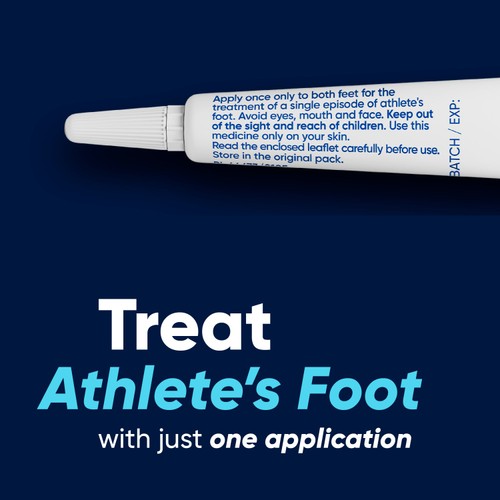Lamisil Once Athletes Foot Single Dose Antifungal Care 1% Cutaneous