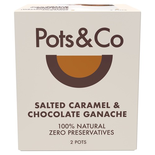 Pots & Co Salted Caramel & Chocolate Ganache Twin pack