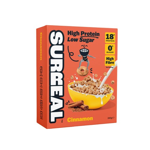 Surreal High Protein Low Sugar Cinnamon Cereal
