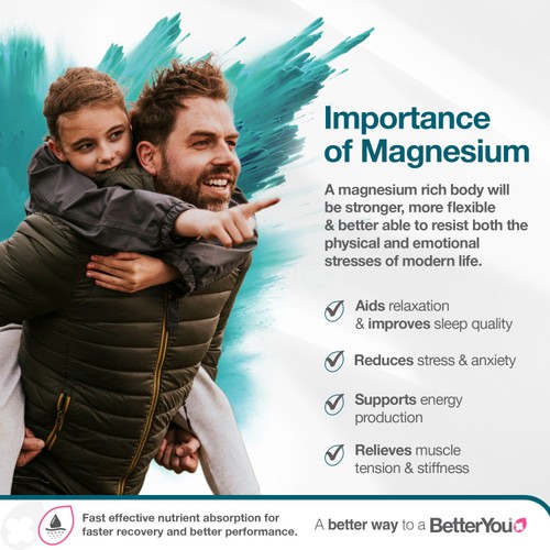 BetterYou Magnesium Max Original Powder