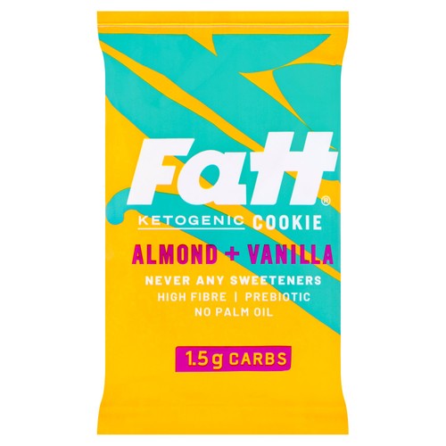 Fatt Almond + Vanilla High Fibre Keto Cookie