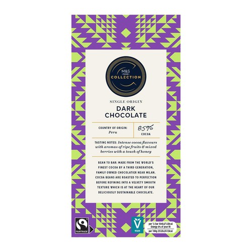 M&S Collection 85% Peruvian Dark Chocolate