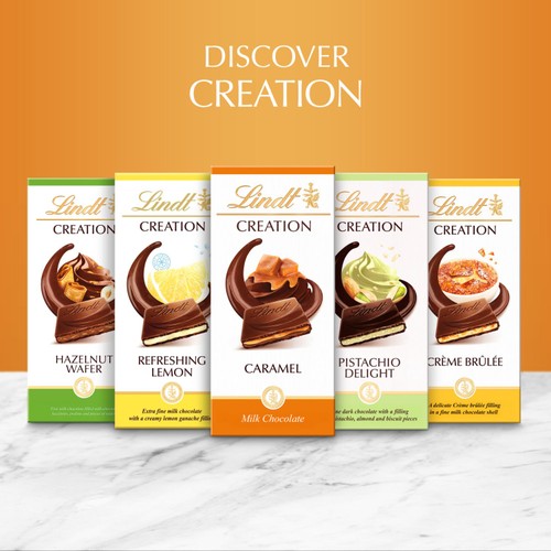 Lindt Creation Milk Caramel Chocolate Bar