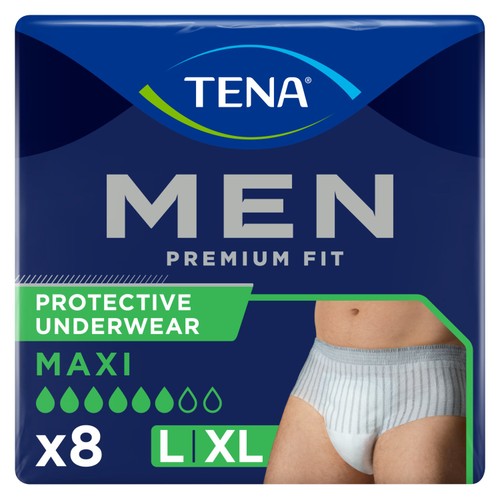 TENA Men Premium Fit Incontinence Pants Large