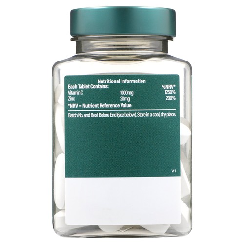 Holland & Barrett Vitamin C & Zinc Tablets