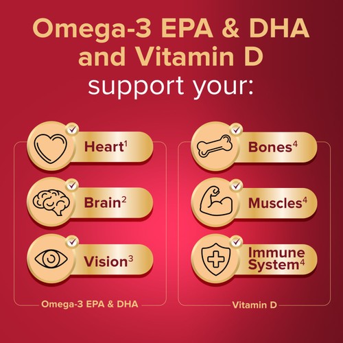 Seven Seas Cod Liver Oil Max Strength Omega-3 & Vitamin D Capsules