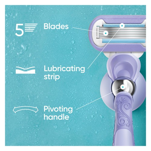 Gillette Venus Deluxe Smooth Swirl Contour Razor