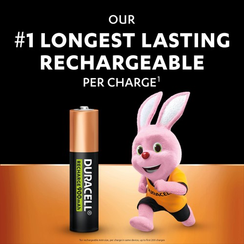 Duracell Recharge Ultra AAA Rechargeable Batteries