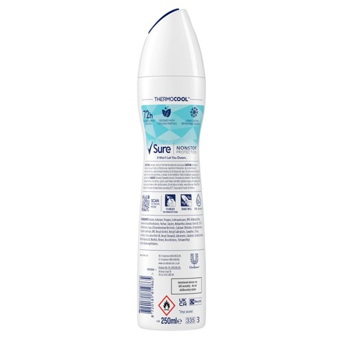 Sure Women Eucalyptus & Coconut 72h Nonstop Antiperspirant Deodorant 