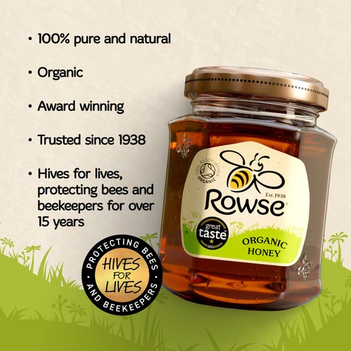 Rowse Organic Clear Honey