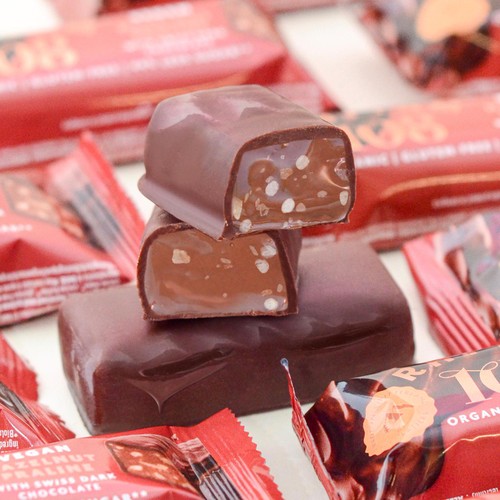 Rhythm 108 Swiss Vegan Hazelnut Praline Bar with Dark Chocolate