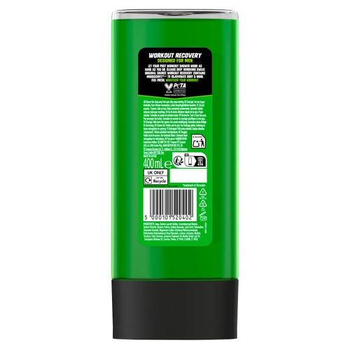 Original Source Mens Workout Recovery Sweat Detox Shower Gel