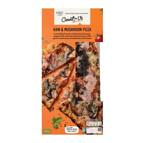 M&S Count On Us Ham & Mushroom Pizza