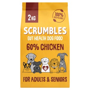 Scrumbles Natural Gluten-Free Dry Dog Food - Fresh Chicken, Adult & Senior