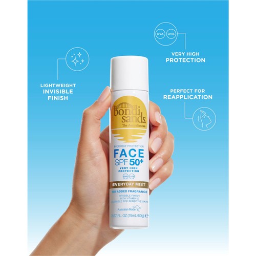 Bondi Sands Everyday SPF 50+ Face Sunscreen Mist